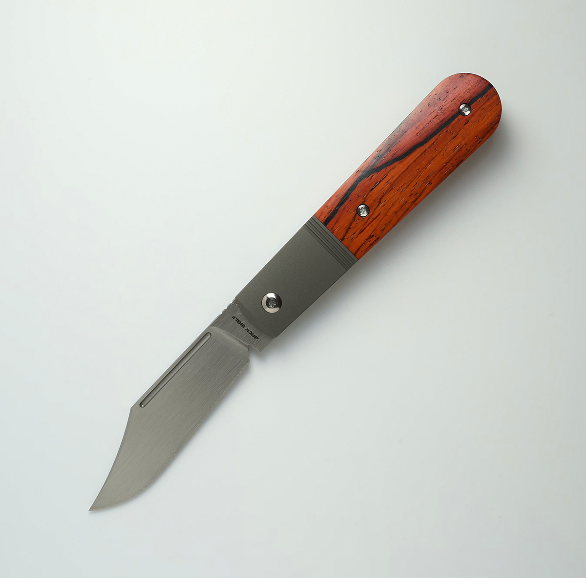 Jack Wolf Primo Jack Barlow Rosewood & S90V Stainless Pocket Knife
