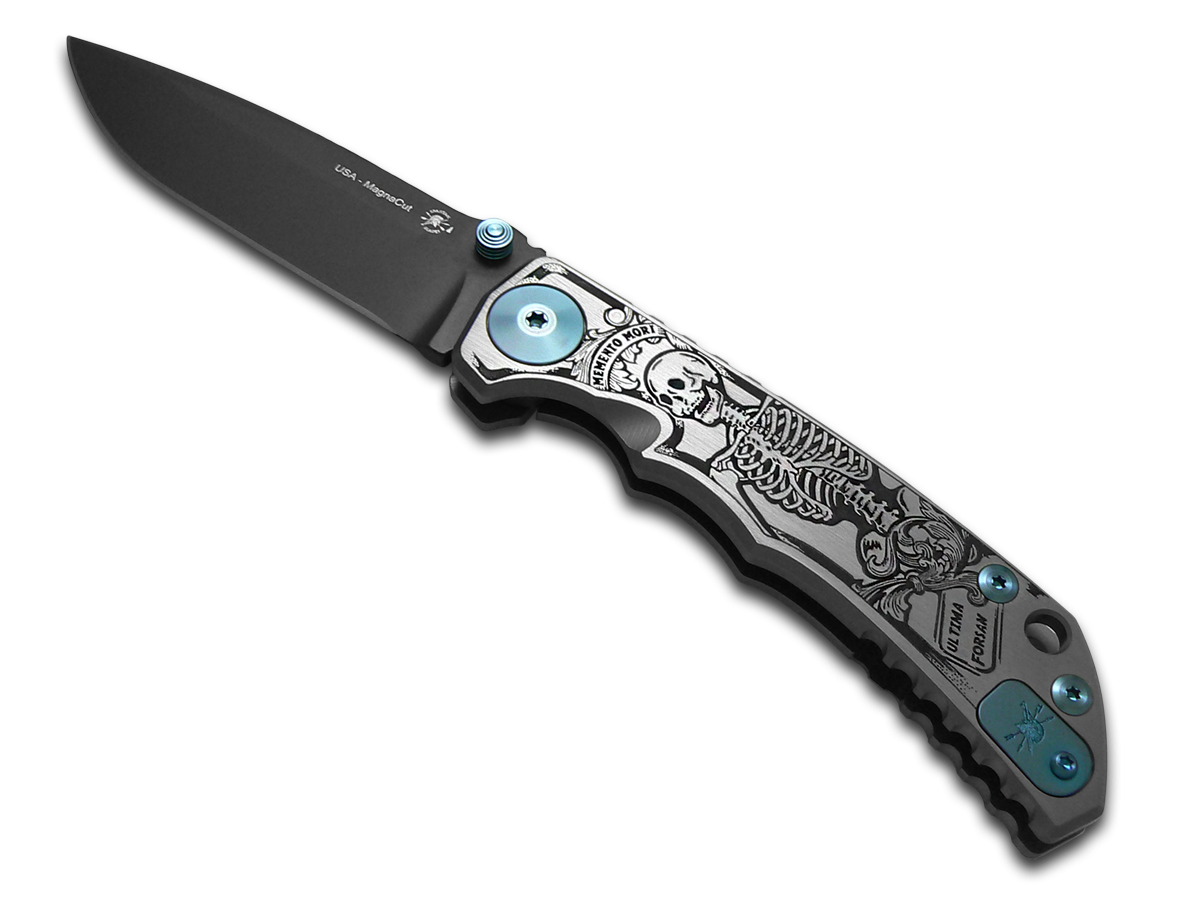 SPARTAN BLADES Harsey Folder SF5 Memento Mori Titanium CPM