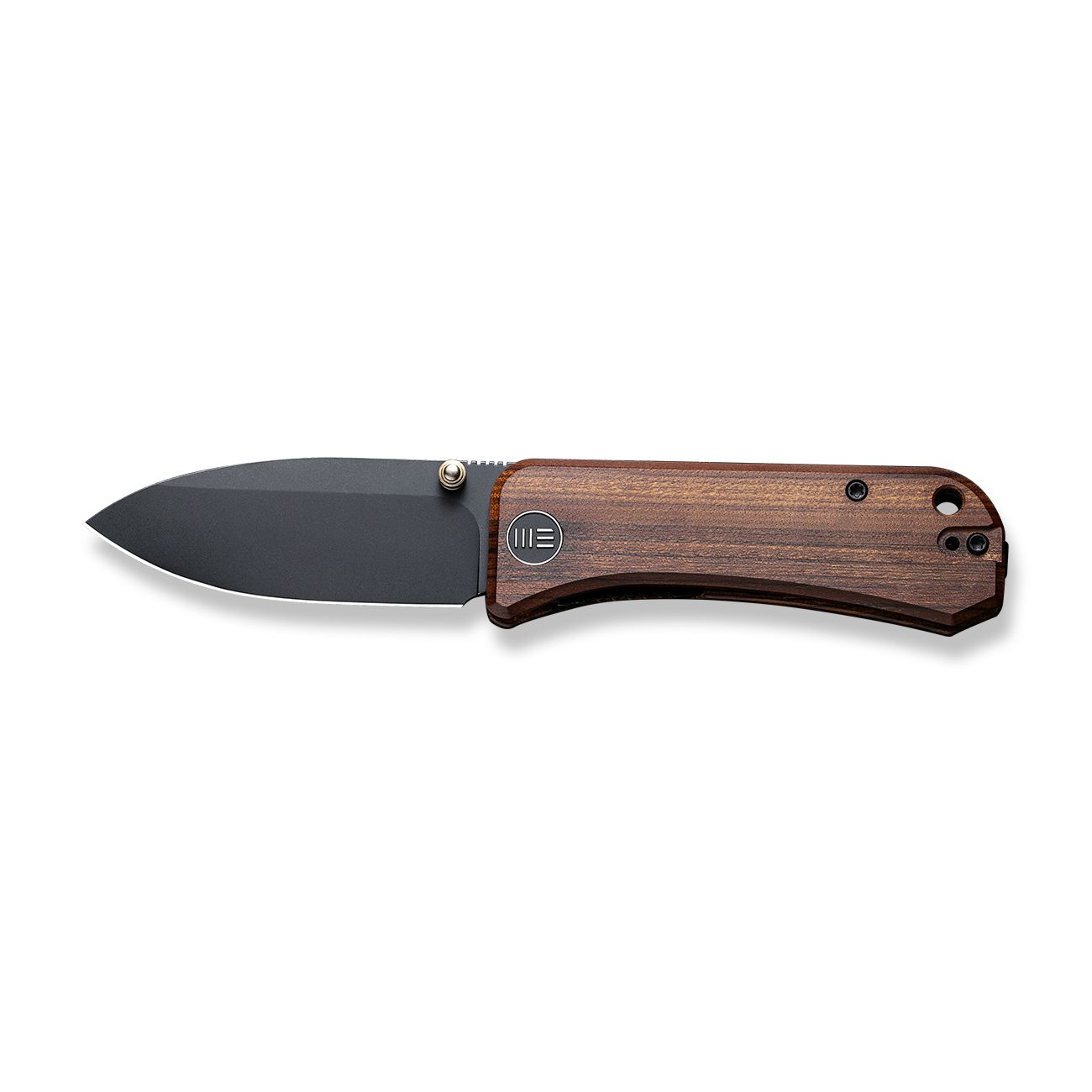 WE KNIFE Banter Liner Lock 2004K Cuibourtia Wood & S35VN Stainless Pocket -  WE2004K | 2004K