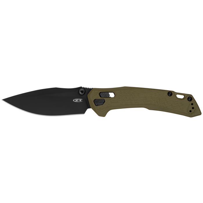 Zero Tolerance Crossbar Lock ZT 0203 Olive G10 & CPM M4 Carbon