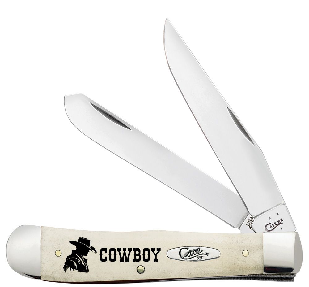 Case XX Trapper Cowboy Natural Bone Tru-Sharp Stainless AWTC54CB