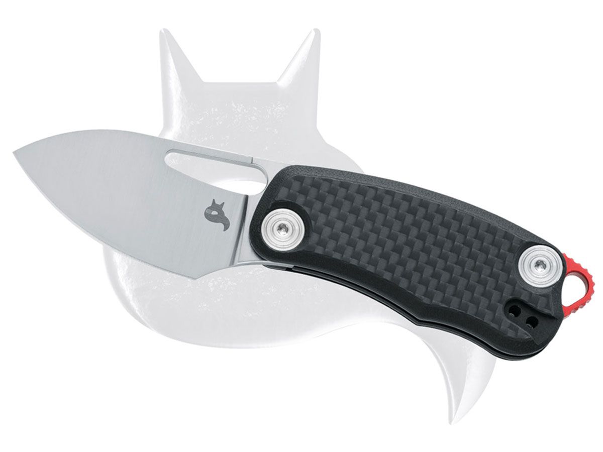 BLACK FOX Nix 763 CF Liner Lock Carbon Fiber & D2 Steel Pocket