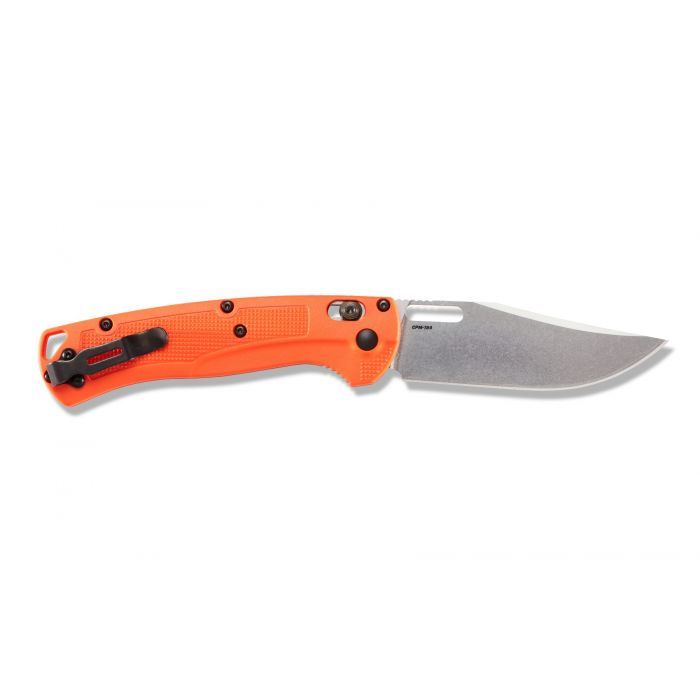 Benchmade Knives: 15535 Taggedout - AXIS Lock - Orange Grivory