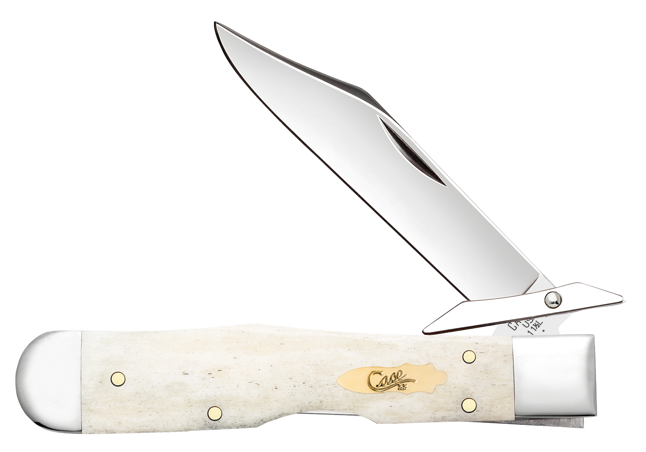 Case XX Cheetah Cub Smooth Natural Bone 11027 Stainless Pocket