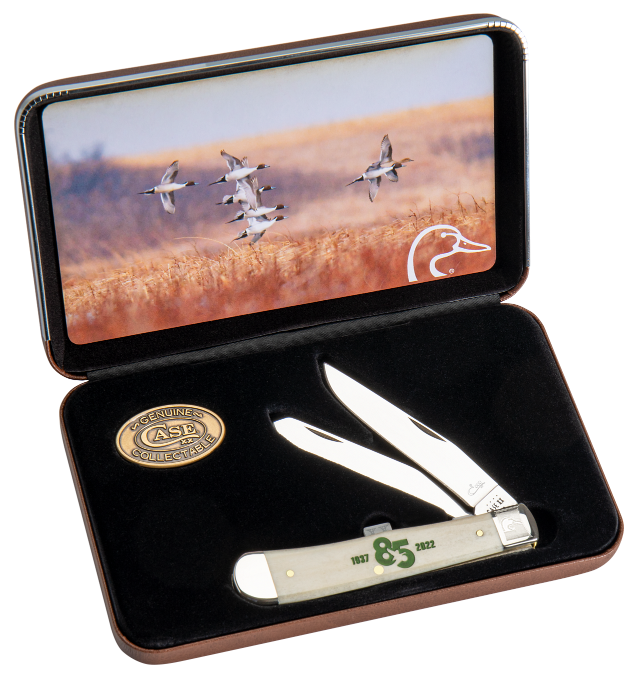 Case xx 85th Ann Ducks Unlimited 17532 Trapper 1/350 Stainless