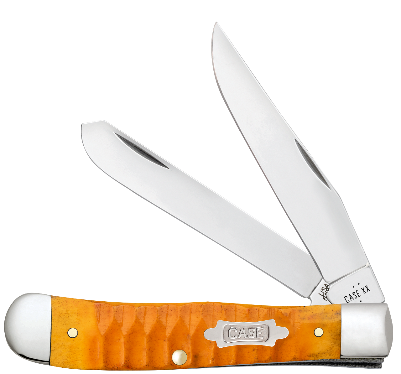 Case XX Trapper Gator Jig Persimmon Orange Bone 38070 Carbon Steel