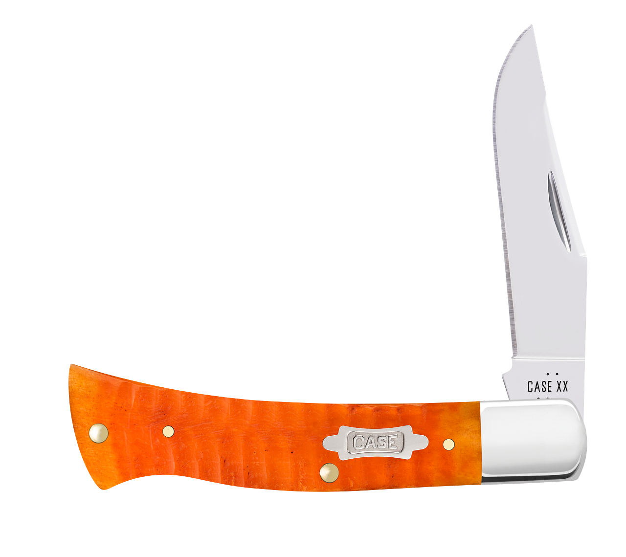 Case XX Axe Handle Gator Jig Persimmon Orange Bone 38076 Carbon
