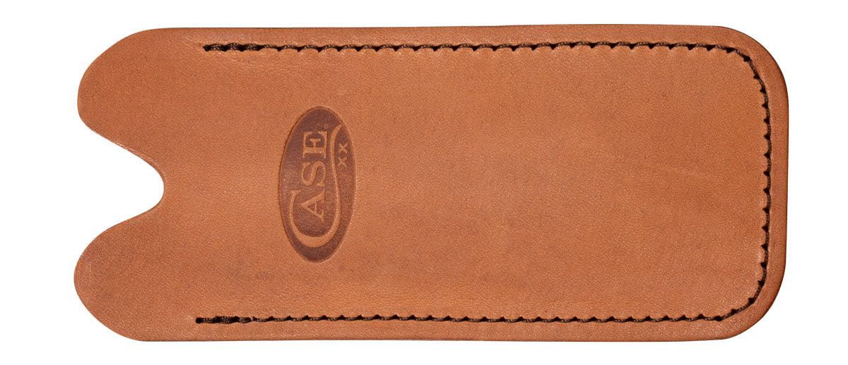 CASE XX Genuine Leather Embossed Slip Pouch for Medium Pocket