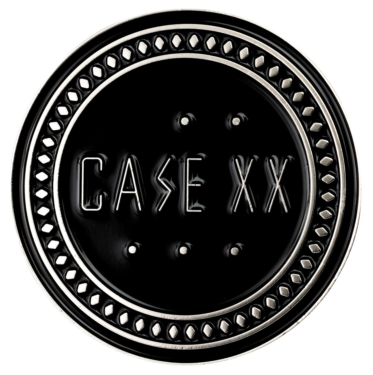 CASE XX Challenge Coin 50264 Black Die Cast Metal - ACC-CA50264 | CASE
