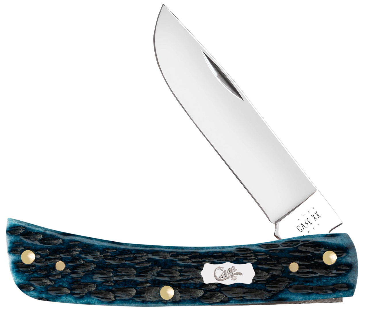 Case XX Sodbuster Jr 51854 Pocketworn Mediterranean Blue