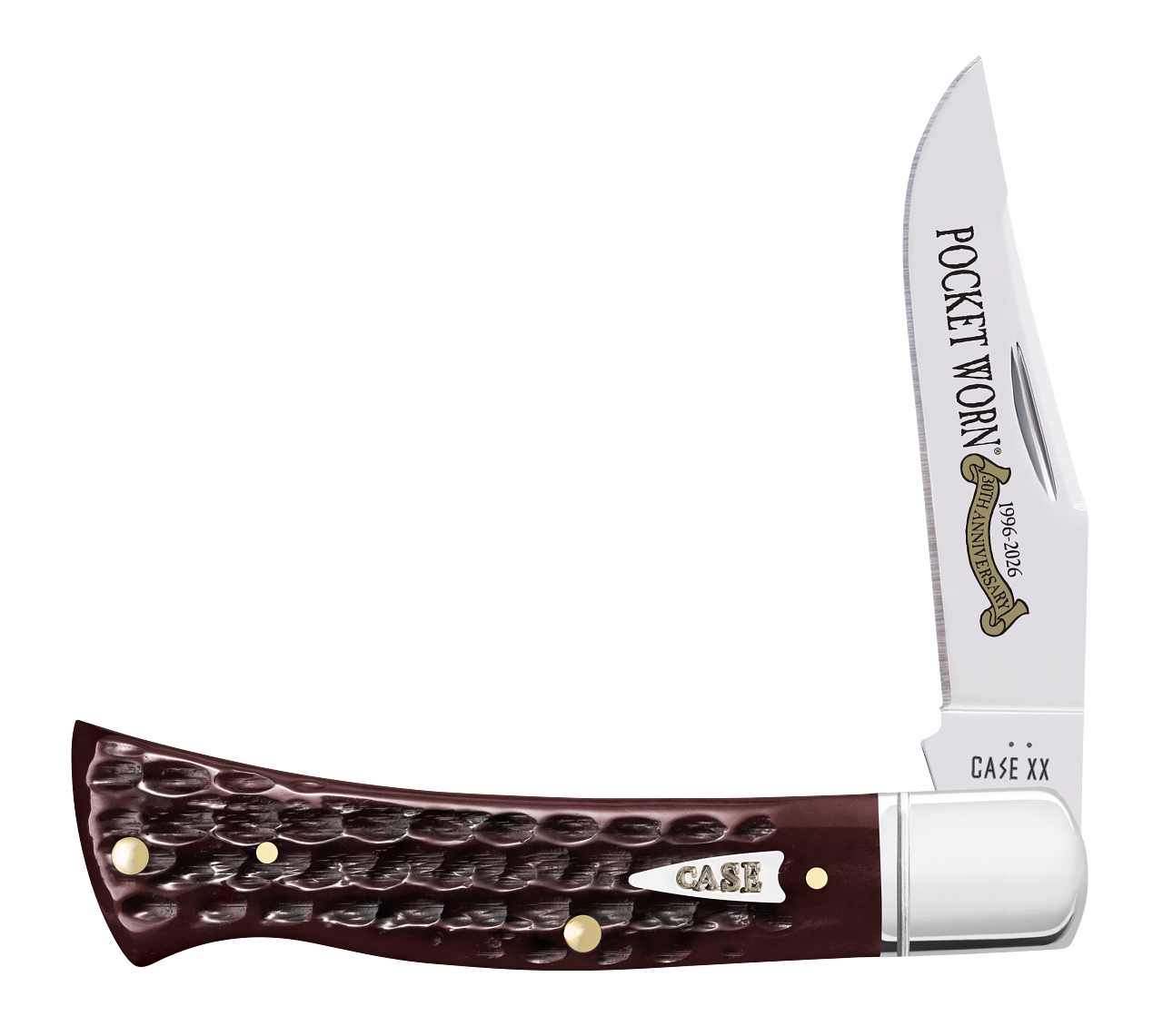 Case XX Axe Handle Corn Cob Jig Mahogany Bone 55237 Stainless