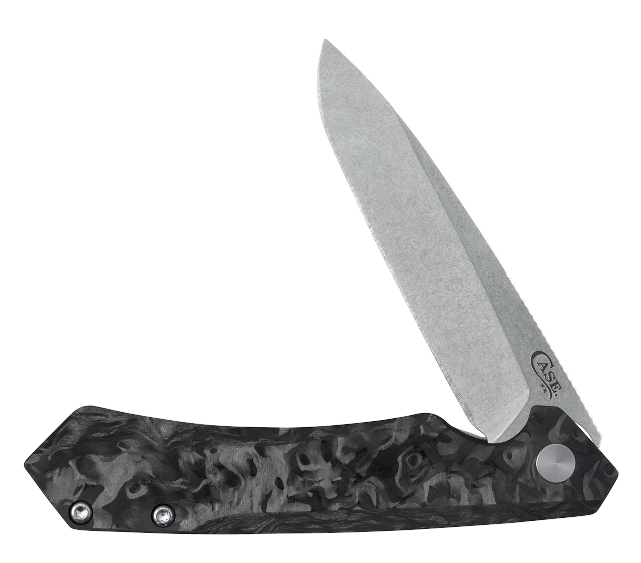 Case xx Kinzua Frame Lock 64801 Marbled Carbon Fiber & S35VN Steel Pocket  Knife - CA64801 | 64801