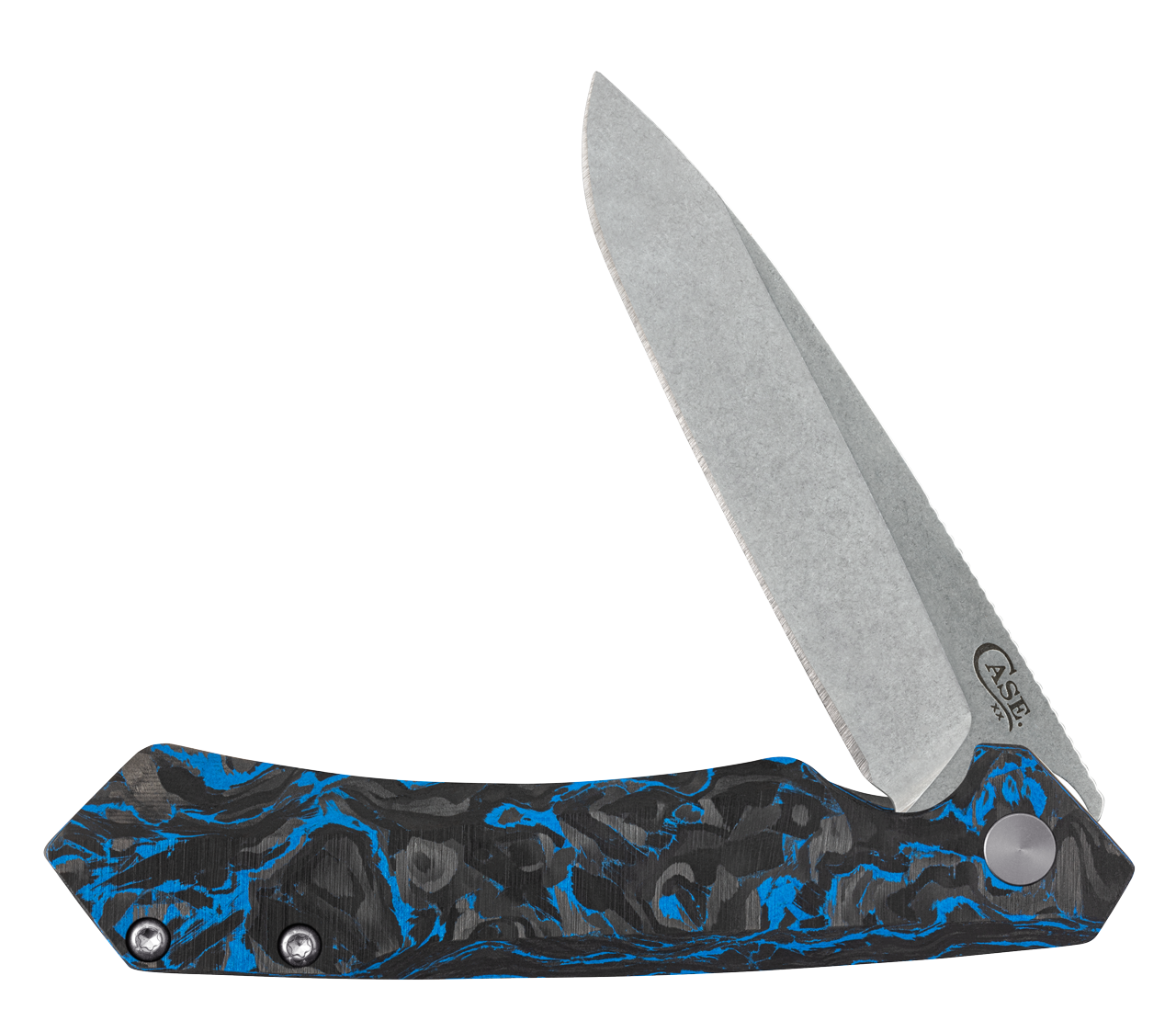定率割引 往復 Blue 64803 Lock Frame Kinzua xx Case Carbon S35VN Fiber ギター