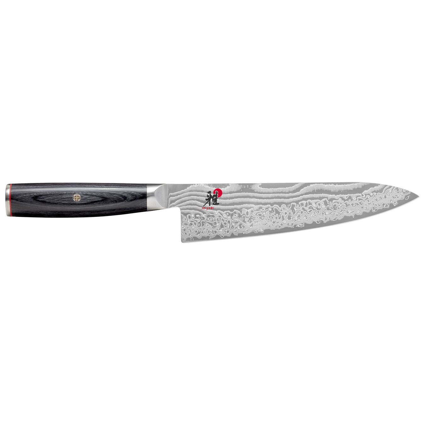 Miyabi Chef Kaizen II 34681-203 Black Pakkawood Damascus Chef