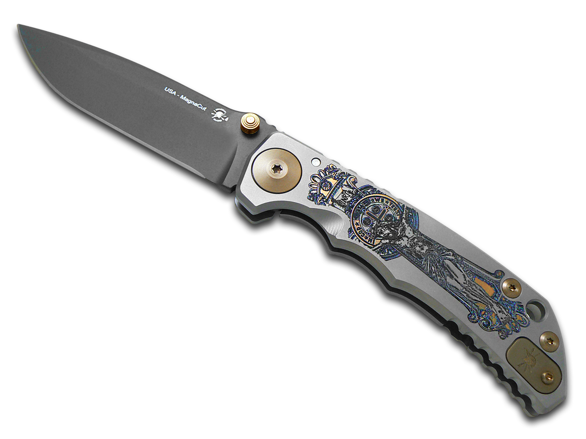 カタクリ　SP SPARTAN BLADES Harsey Cruciform Folder Frame Lock SF5CRUS Polished