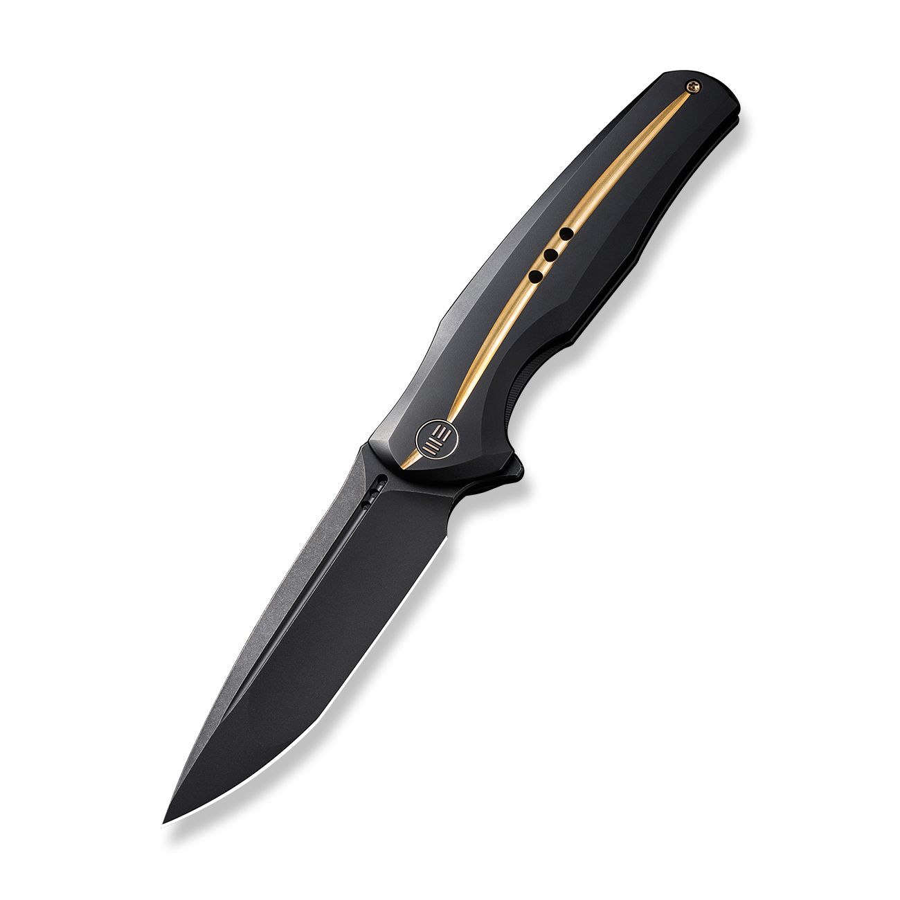 WE 601X WE01J Black & Golden Titanium Black CPM 20CV Steel 1/150 Limited  Edition Pocket Knife - WE01J-1 | 01J-1