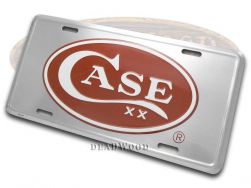 Case xx Knives Logo Oval Aluminum License Plate 50006