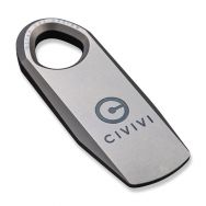 CIVIVI Ti-Bar C21030-1 Mini Prybar Grey 6AL4V Titanium with Satin Finish