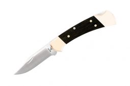 Buck 112 Ranger Knife Ebony Wood 420HC Stainless 0112BRS-B Pocket Knives
