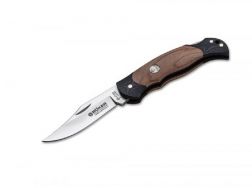 Boker Tree Brand Boy Scout Lockback Knife Olive Wood Stainless Pocket 112410