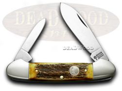 Boker Tree Brand Canoe Genuine Stag Pocket Knife 200HH Knives