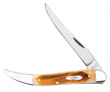 Case xx Knives Sawcut Amber Bone Medium Toothpick Stainless 10732 Pocket Knife
