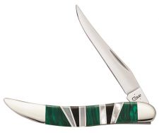 Case xx Toothpick Knife Genuine Green Malachite Exotic Series Stainless 11153