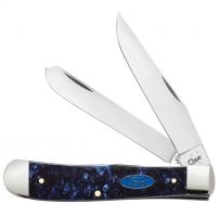 Case xx Ford Trapper Knife Polar Arctic Blue Kirinite Stainless Pocket 14315