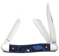 Case xx Ford Stockman Knife Polar Arctic Blue Kirinite Stainless Pocket 14316
