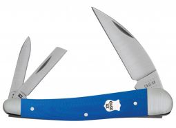 Case xx Seahorse Whittler Knife Blue G-10 Satin Stainless 16747 Pocket Knives