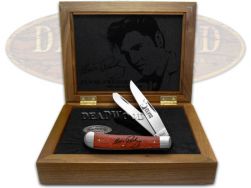 Case xx Knives Elvis Presley Trapper Old Red Bone Stainless Pocket Knife 17504