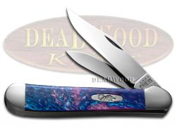 Case xx Copperhead Smooth Pink & Blue Corelon 20148PBS Stainless Pocket Knife