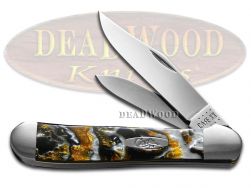Case xx Smokey Sunrise Corelon Copperhead Stainless 20148SSR Pocket Knife Knives