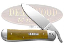 Case xx Knives Russlock Smooth Antique Bone 1/500 Stainless 21965 Pocket Knife