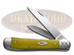 Case xx Copperhead Smooth Yellow Bone 1/500 Stainless Pocket Knife