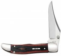Case xx Kickstart Mid Folding Hunter Knife Red and Black Micarta 27855 Knives