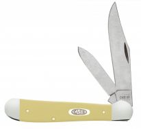 Case xx Copperhead Knife Yellow Synthetic CV Steel 30119 Pocket Knives