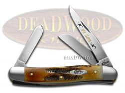 Case xx No. 1 Son Med Stockman Knife 6.5 Bone Stag 1/500 Stainless Pocket Knives