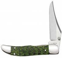 Case xx Kickstart Mid Folding Hunter Knife Green and Black Fiber Weave 50711