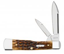 Case xx Gunstock Knife Jigged Pocket Worn Antique Bone Stainless 55224 Knives