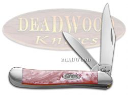 Case xx Pink Pearl Corelon Peanut Stainless 6075PC Pocket Knife Knives
