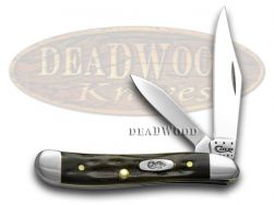 Case xx Peanut Knife Jigged Genuine Buffalo Horn Stainless Pocket Knives 65014