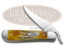 Case xx Russlock Knife 6.5 Bone Stag Handle Stainless Pocket Knives 65303