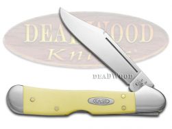 Case xx Yellow Delrin Synthetic Mini Copperlock 1/500 CS 70418 Pocket Knife