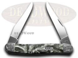 Case xx Knives Muskrat Engraved Bolster Gray Quartz Corelon Stainless 9200IQ/E