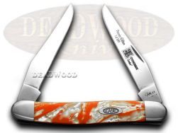 Case xx Muskrat Knife Tennessee Orange Genuine Corelon 1/500 Stainless 9200TN