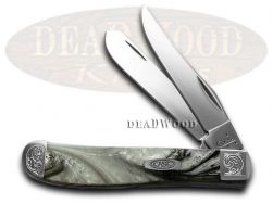 Case xx Mini Trapper Knife Engraved Bolster Gray Quartz Corelon Pocket 9207IQ/E