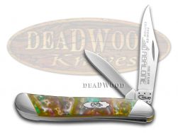 Case xx Knives Peanut Slant Series Abalone Corelon 1/2500 Stainless S9220AB