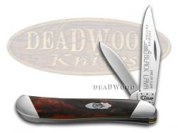 Case xx Peanut Knife Slant Series Black Lava Corelon 1/2500 Stainless S9220BKL