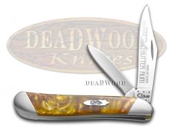 Case xx Peanut Knife Slant Series Butter Rum Corelon 1/2500 Stainless S9220BR